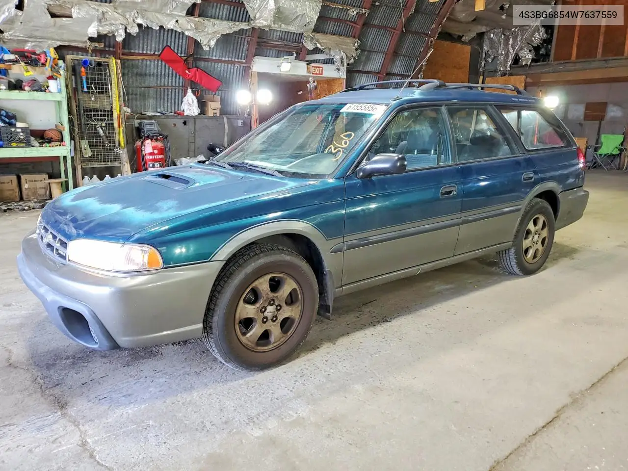 1998 Subaru Legacy 30Th Anniversary Outback VIN: 4S3BG6854W7637559 Lot: 61555856