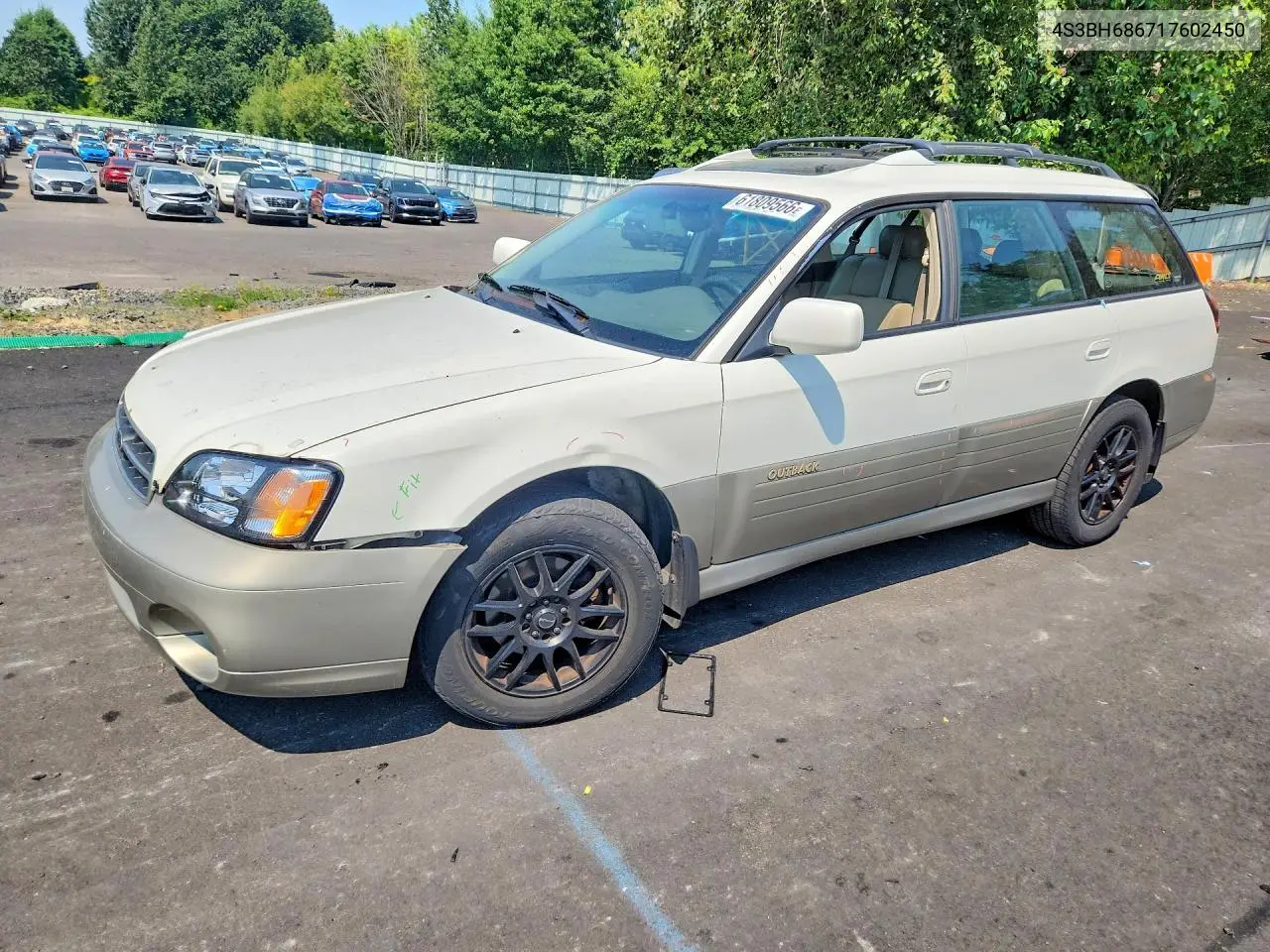 2001 Subaru Legacy Outback Limited VIN: 4S3BH686717602450 Lot: 61809566
