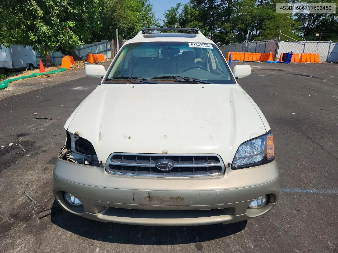 2001 Subaru Legacy Outback Limited VIN: 4S3BH686717602450 Lot: 61809566