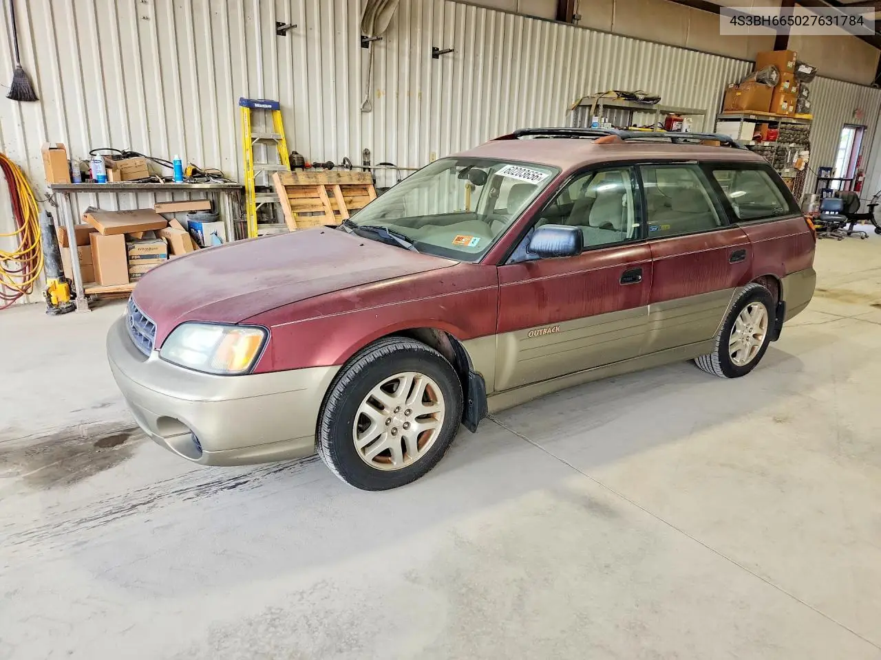 2002 Subaru Legacy VIN: 4S3BH665027631784 Lot: 60203656