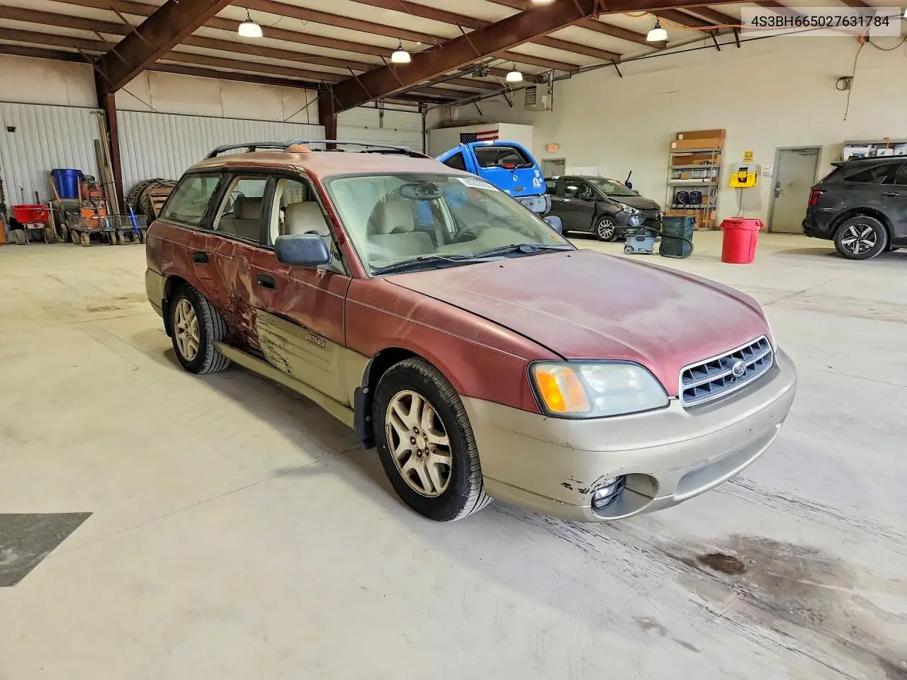 2002 Subaru Legacy VIN: 4S3BH665027631784 Lot: 60203656