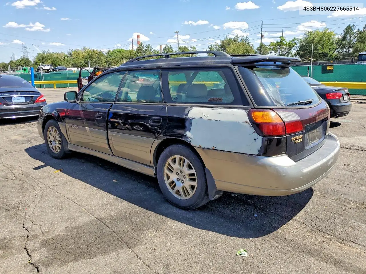 2002 Subaru Legacy Outback H6 3.0 Ll Bean VIN: 4S3BH806227665514 Lot: 61776376