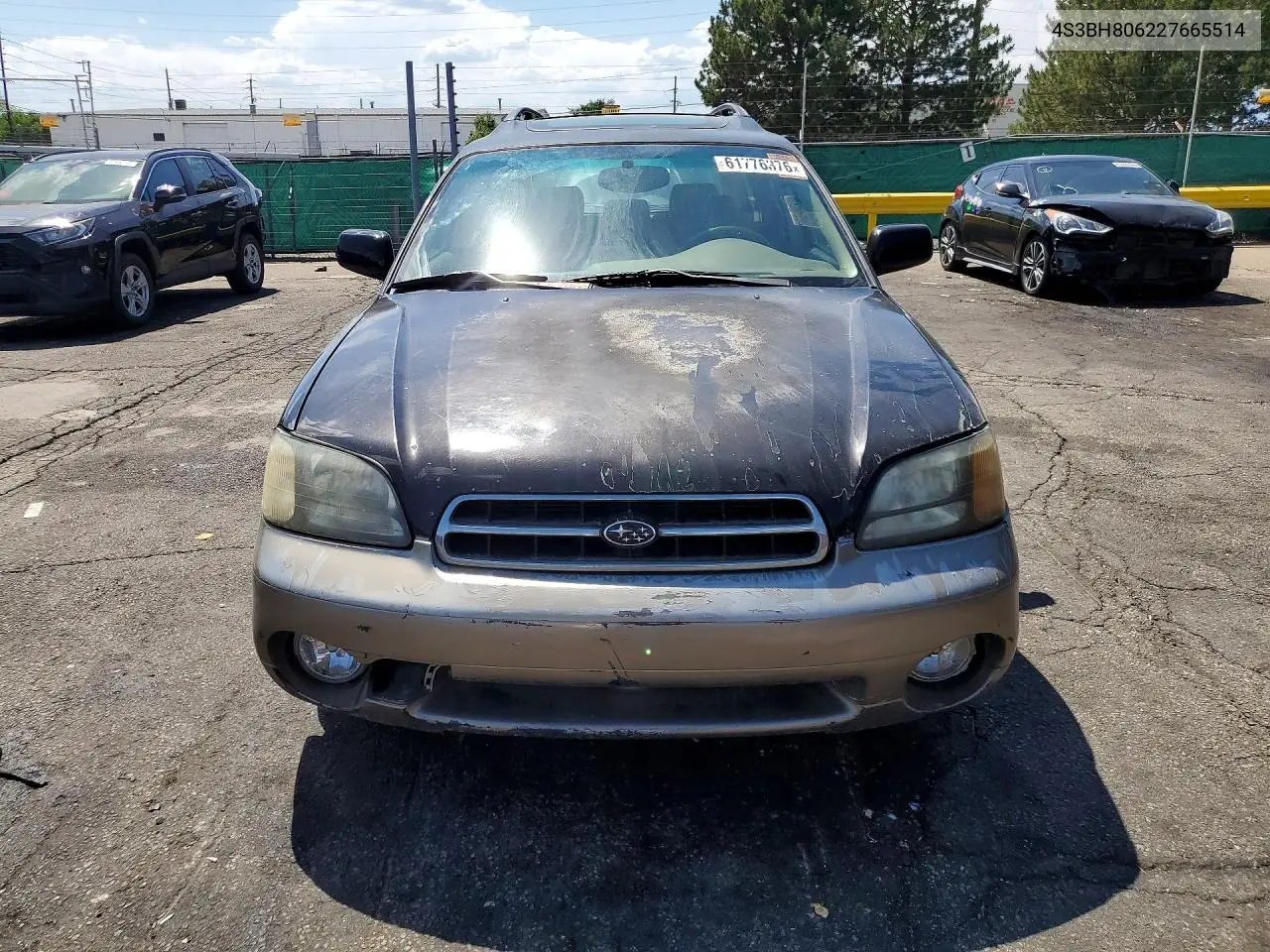 2002 Subaru Legacy Outback H6 3.0 Ll Bean VIN: 4S3BH806227665514 Lot: 61776376