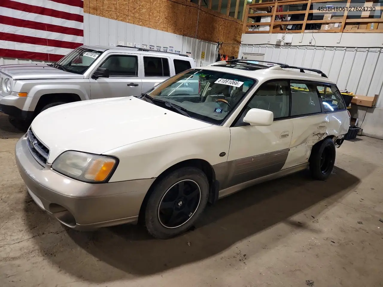2002 Subaru Legacy Outback H6 3.0 Ll Bean VIN: 4S3BH806127624730 Lot: 61891066