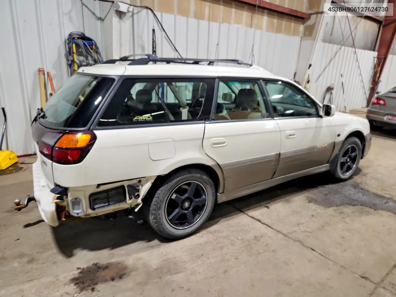 2002 Subaru Legacy Outback H6 3.0 Ll Bean VIN: 4S3BH806127624730 Lot: 61891066