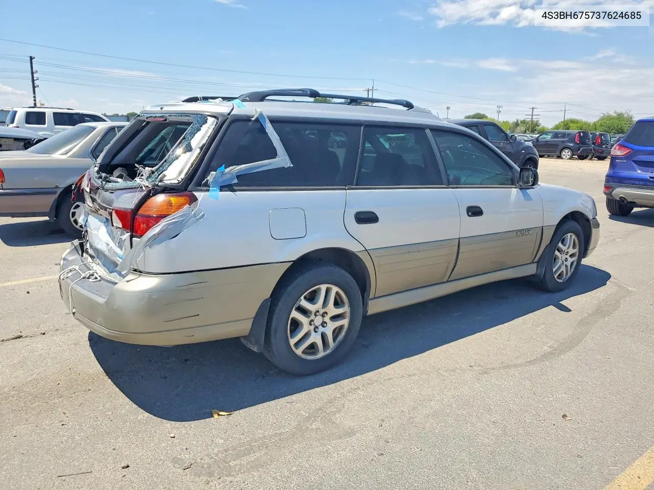 2003 Subaru Legacy Outback Awp VIN: 4S3BH675737624685 Lot: 59693286