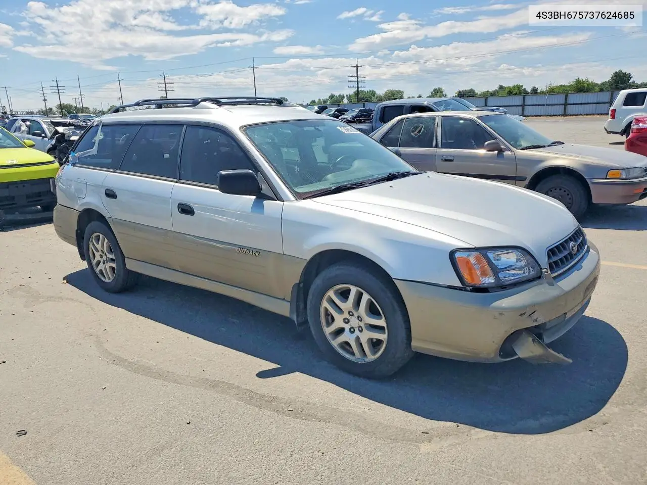2003 Subaru Legacy Outback Awp VIN: 4S3BH675737624685 Lot: 59693286