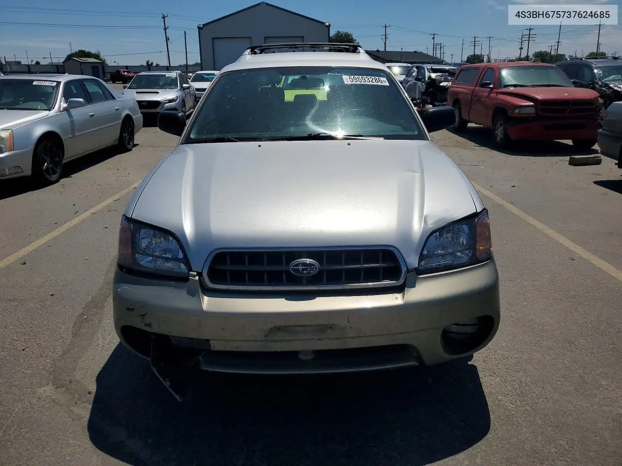 2003 Subaru Legacy Outback Awp VIN: 4S3BH675737624685 Lot: 59693286