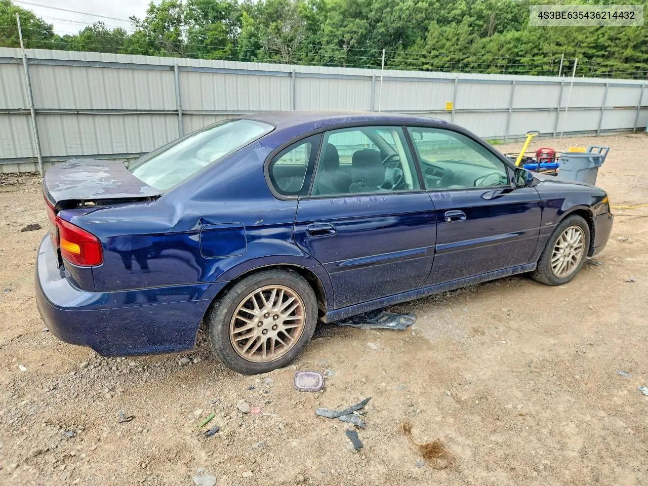 2003 Subaru Legacy L VIN: 4S3BE635436214432 Lot: 59775336