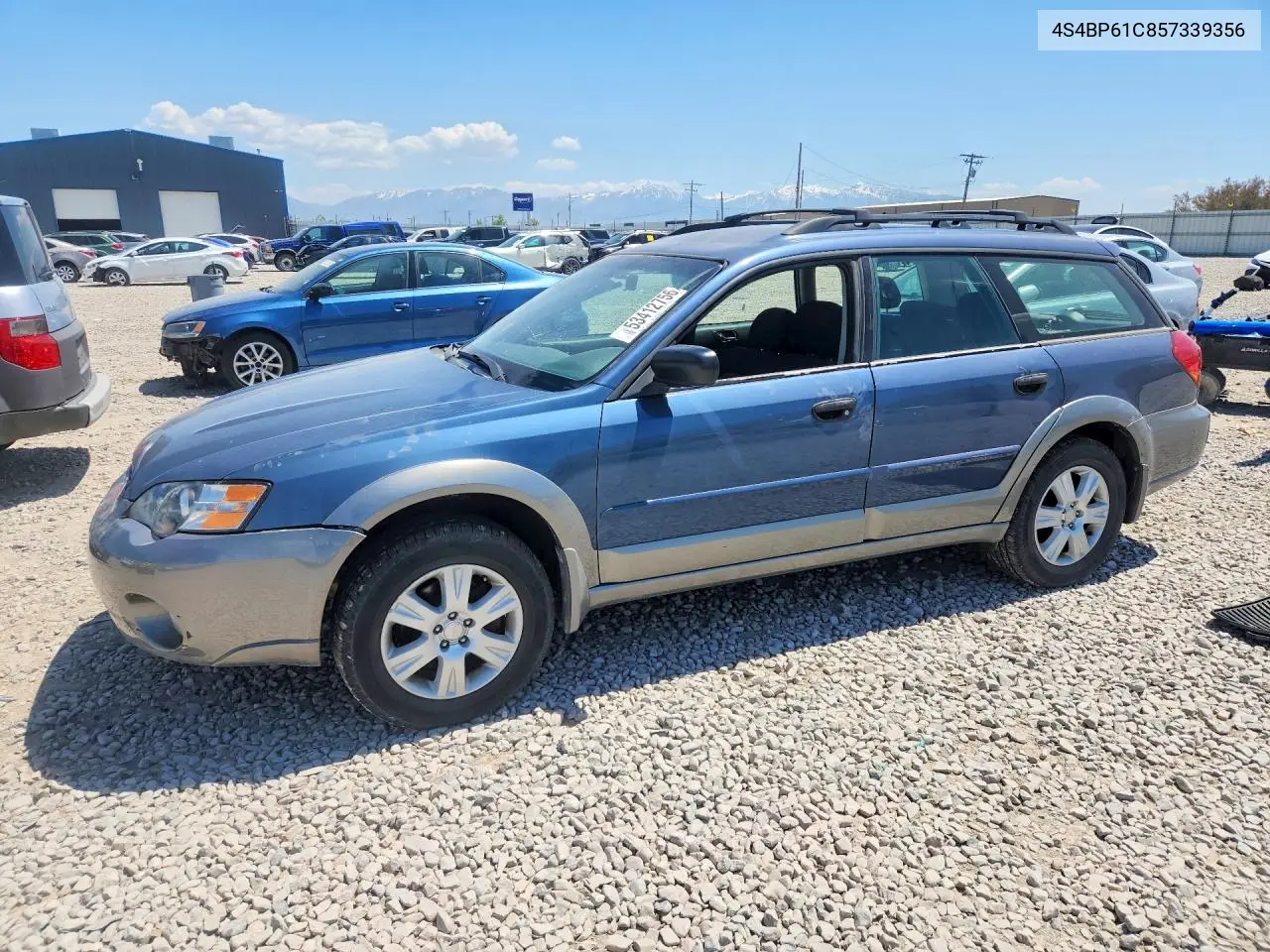 2005 Subaru Legacy Outback 2.5I VIN: 4S4BP61C857339356 Lot: 53412756