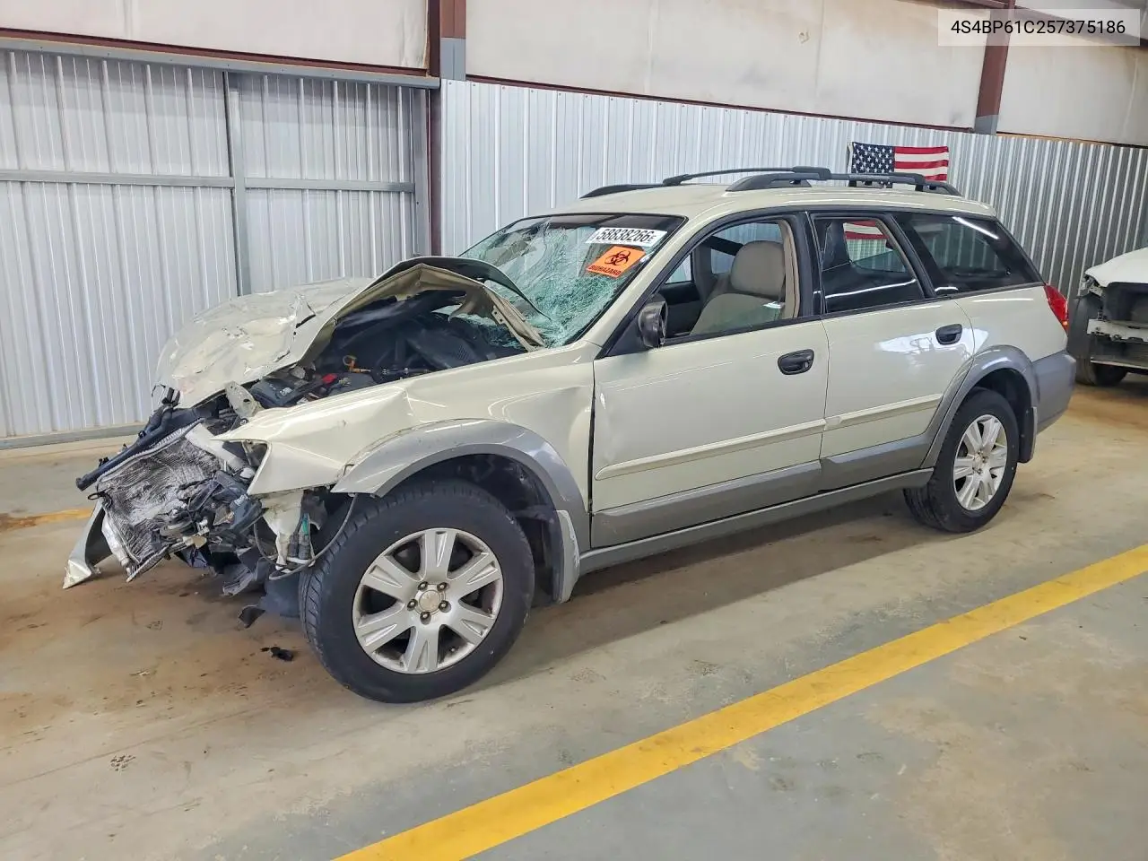 2005 Subaru Legacy Outback 2.5I VIN: 4S4BP61C257375186 Lot: 58838266