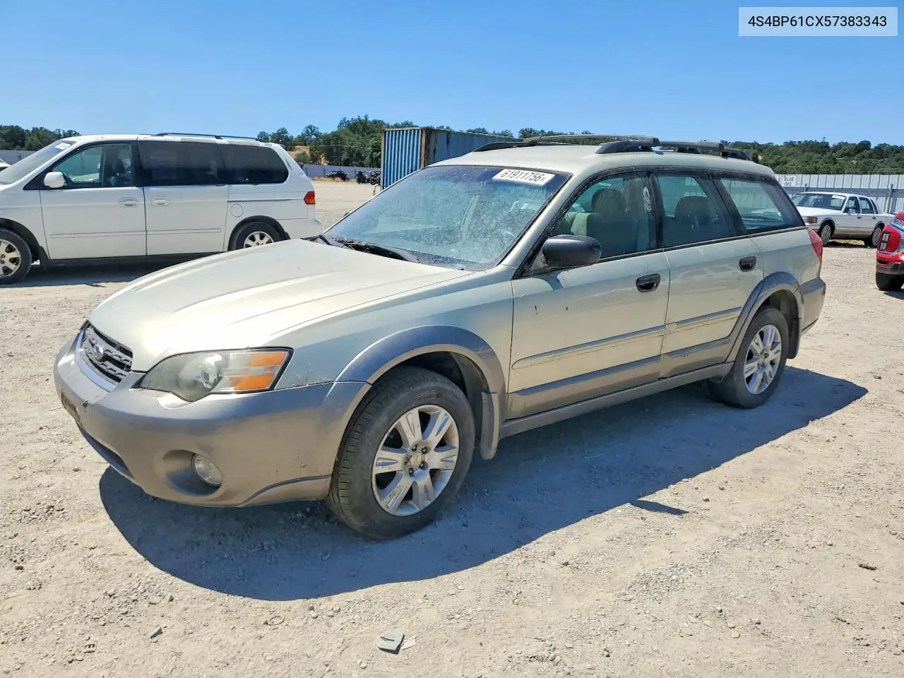 2005 Subaru Outback VIN: 4S4BP61CX57383343 Lot: 61911756