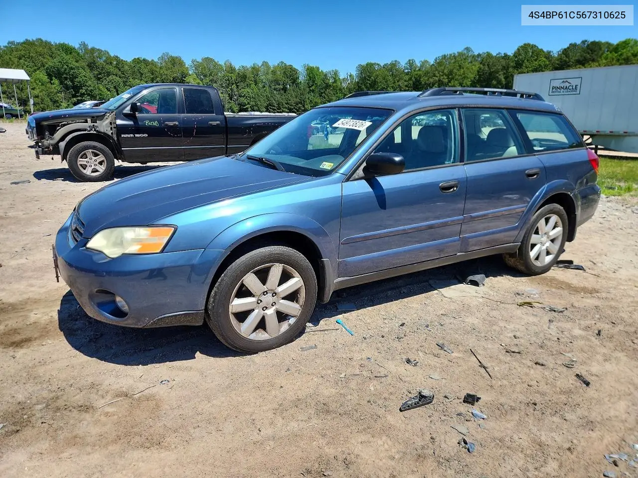 2006 Subaru Legacy Outback 2.5I VIN: 4S4BP61C567310625 Lot: 54973826