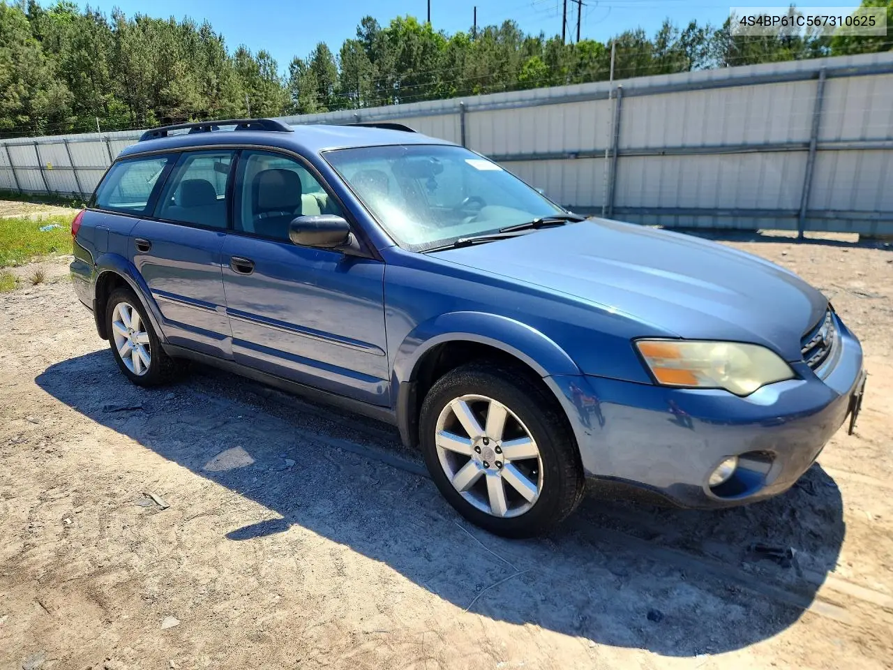 2006 Subaru Legacy Outback 2.5I VIN: 4S4BP61C567310625 Lot: 54973826