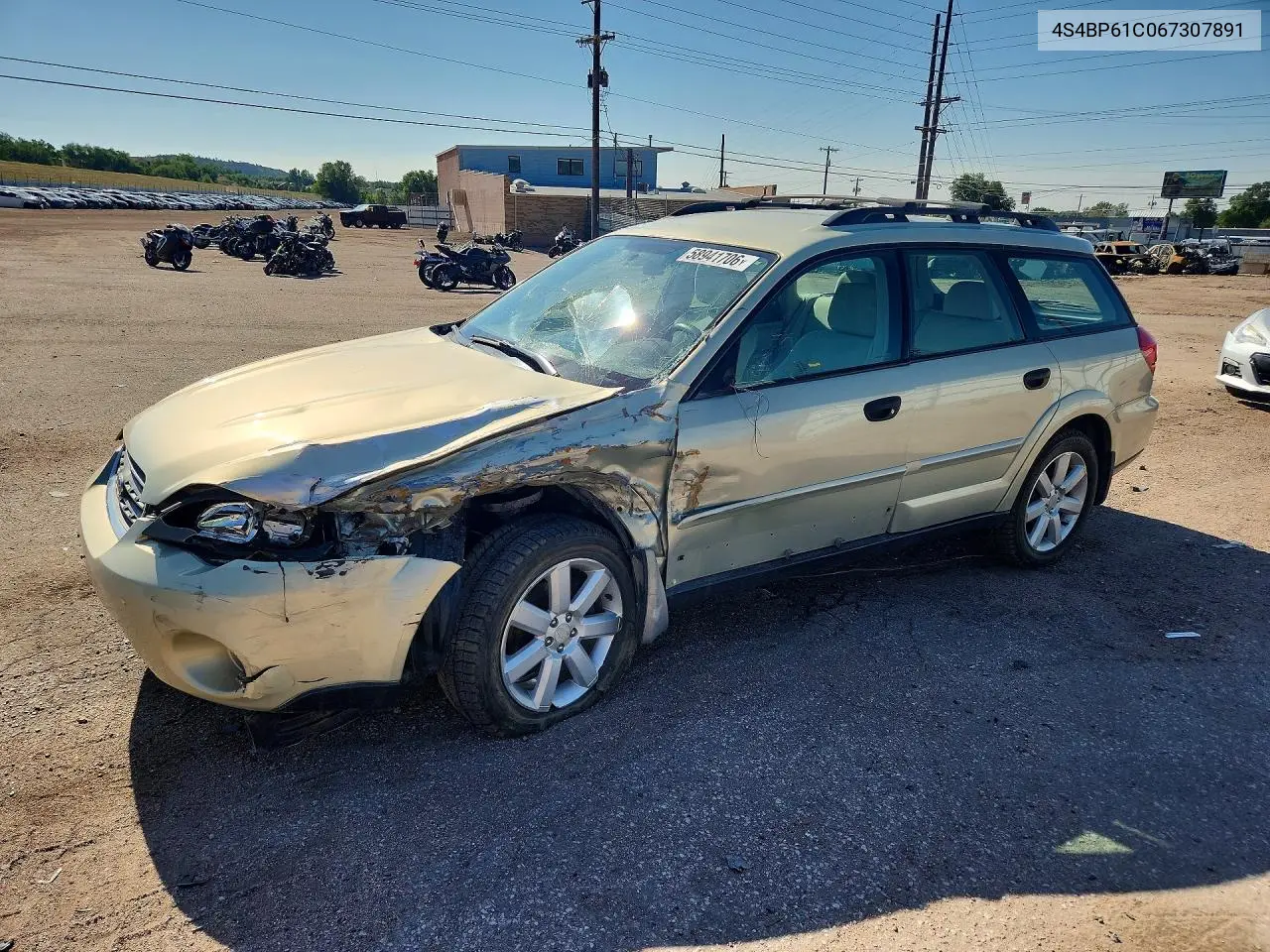 2006 Subaru Legacy Outback 2.5I VIN: 4S4BP61C067307891 Lot: 58941706