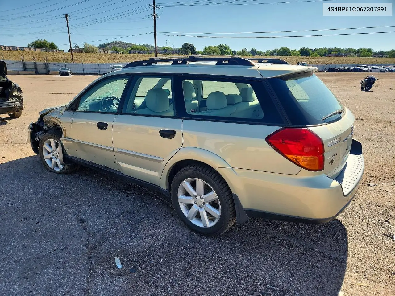 2006 Subaru Legacy Outback 2.5I VIN: 4S4BP61C067307891 Lot: 58941706