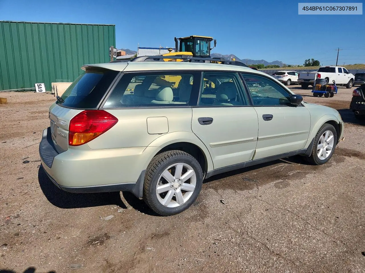 2006 Subaru Legacy Outback 2.5I VIN: 4S4BP61C067307891 Lot: 58941706