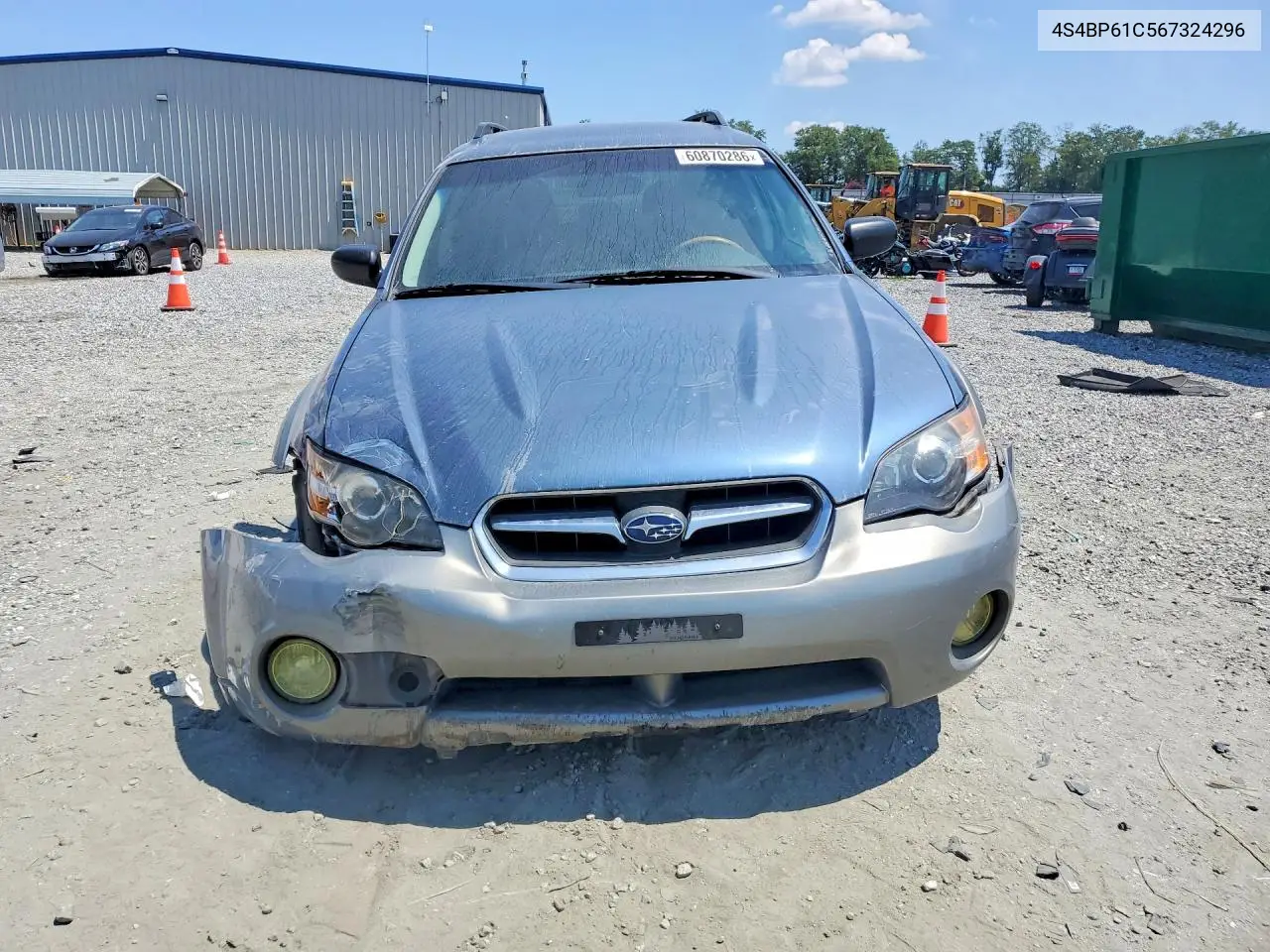 2006 Subaru Legacy Outback 2.5I VIN: 4S4BP61C567324296 Lot: 60870286