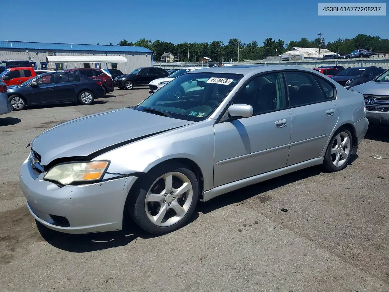 2007 Subaru Legacy 2.5I VIN: 4S3BL616777208237 Lot: 61604536