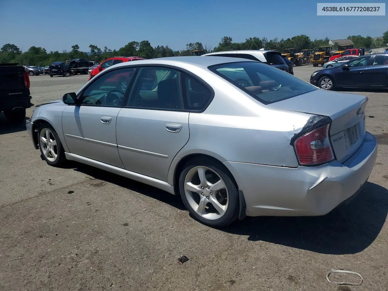2007 Subaru Legacy 2.5I VIN: 4S3BL616777208237 Lot: 61604536