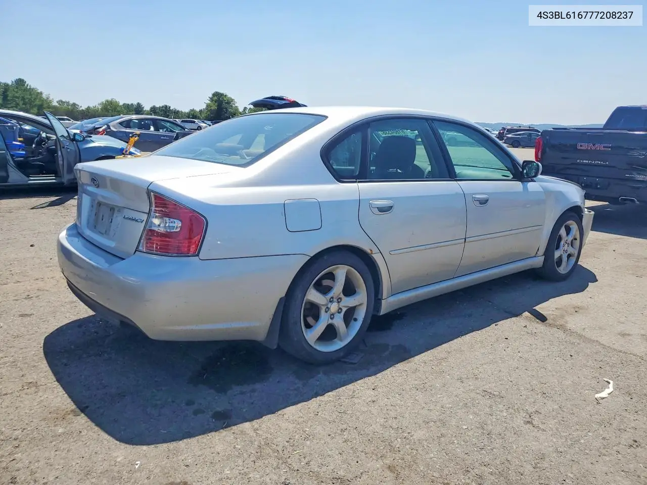 2007 Subaru Legacy 2.5I VIN: 4S3BL616777208237 Lot: 61604536