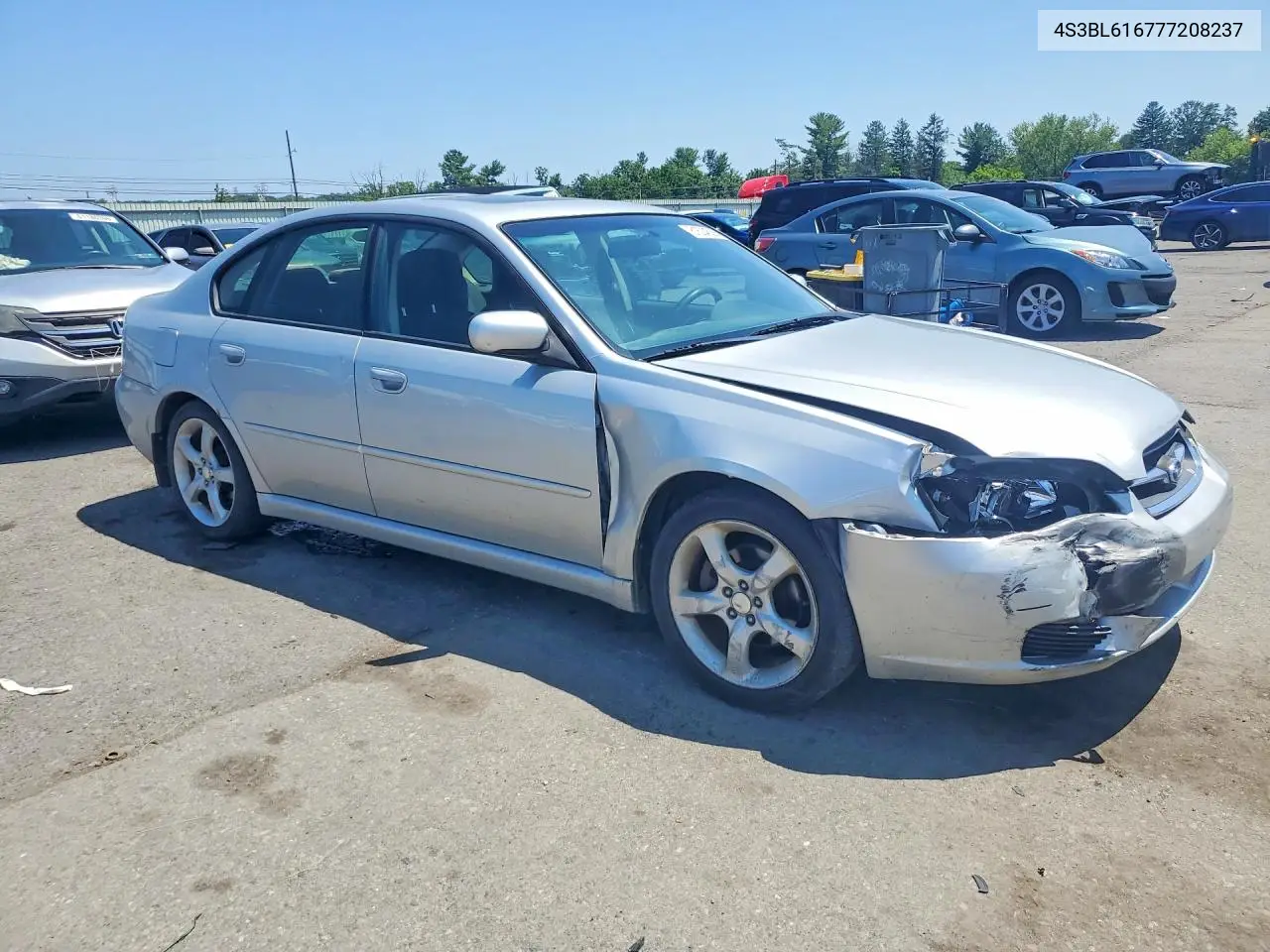 2007 Subaru Legacy 2.5I VIN: 4S3BL616777208237 Lot: 61604536
