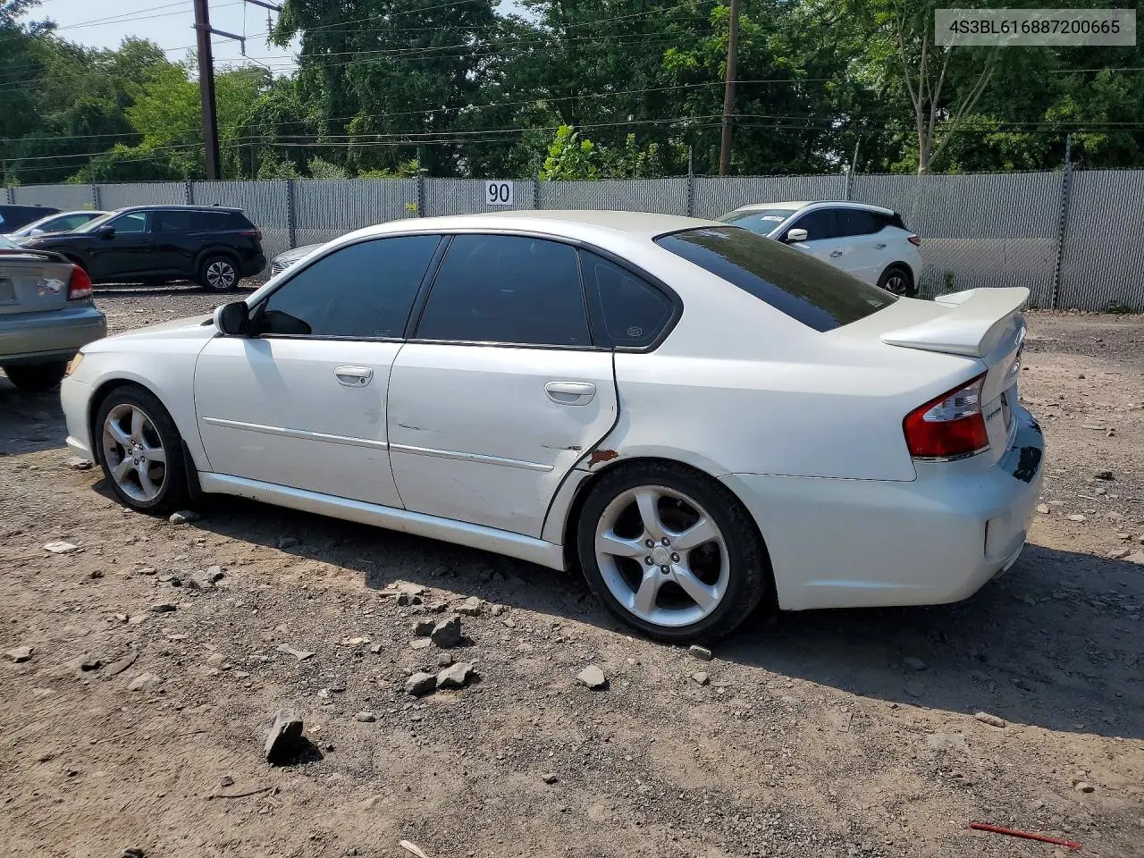 2008 Subaru Legacy 2.5I VIN: 4S3BL616887200665 Lot: 61361766