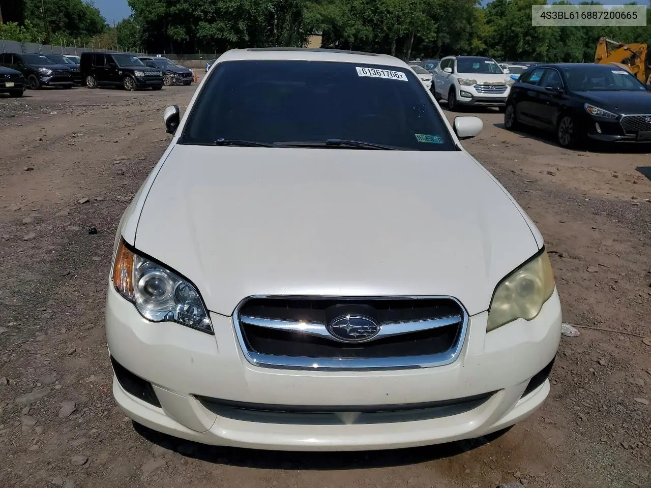 2008 Subaru Legacy 2.5I VIN: 4S3BL616887200665 Lot: 61361766