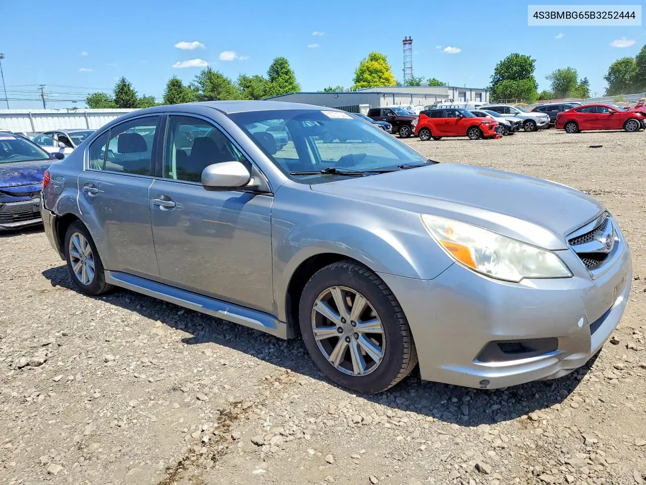 2011 Subaru Legacy 2.5I Premium VIN: 4S3BMBG65B3252444 Lot: 55701026