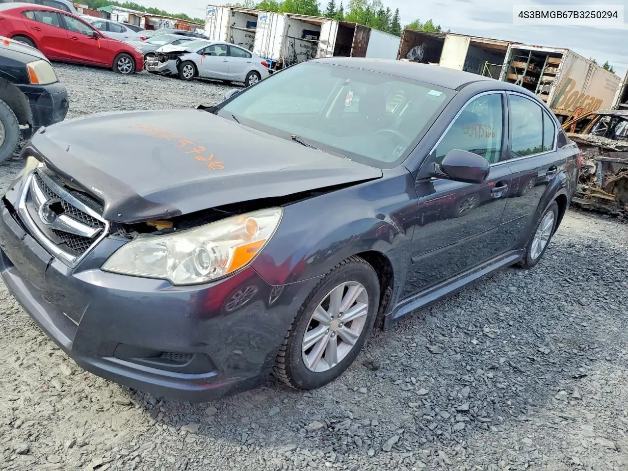 2011 Subaru Legacy 2.5I Premium VIN: 4S3BMGB67B3250294 Lot: 55975726