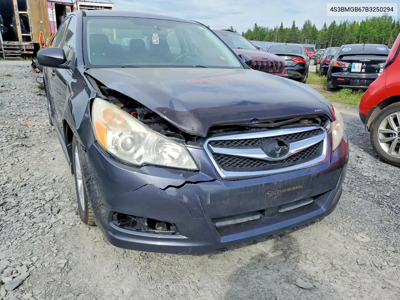 2011 Subaru Legacy 2.5I Premium VIN: 4S3BMGB67B3250294 Lot: 55975726