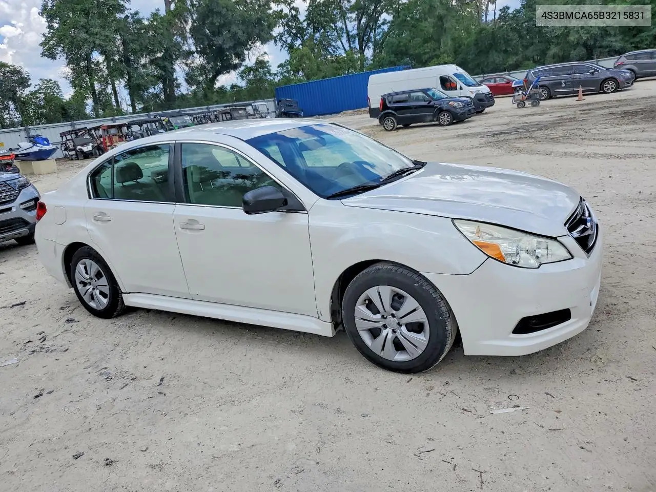 2011 Subaru Legacy 2.5I VIN: 4S3BMCA65B3215831 Lot: 56625836
