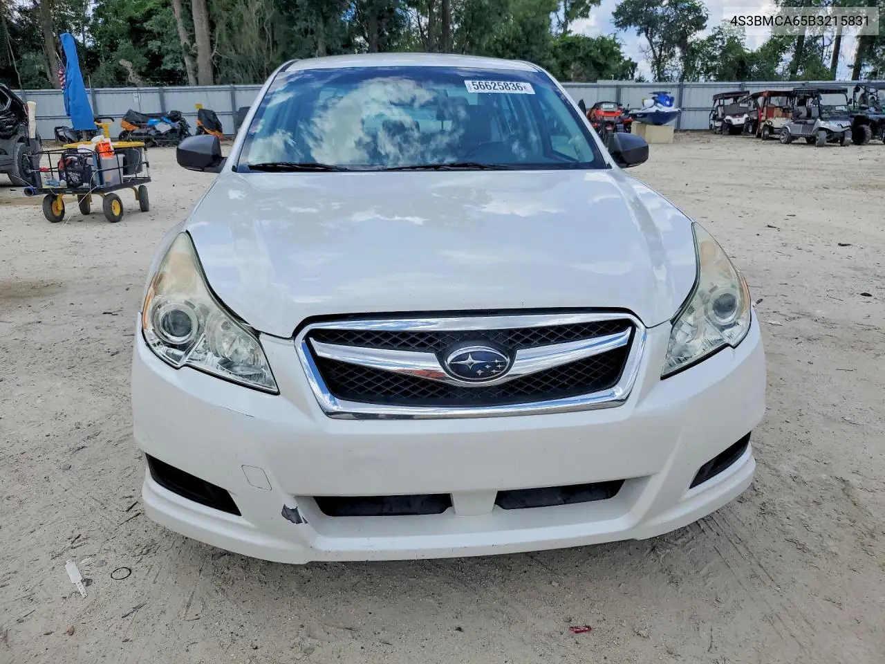 2011 Subaru Legacy 2.5I VIN: 4S3BMCA65B3215831 Lot: 56625836