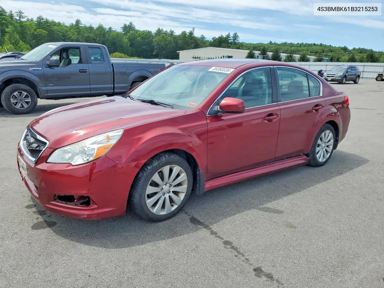 2011 Subaru Legacy 2.5I Limited VIN: 4S3BMBK61B3215253 Lot: 58360036