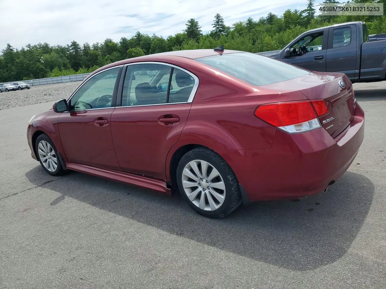 2011 Subaru Legacy 2.5I Limited VIN: 4S3BMBK61B3215253 Lot: 58360036