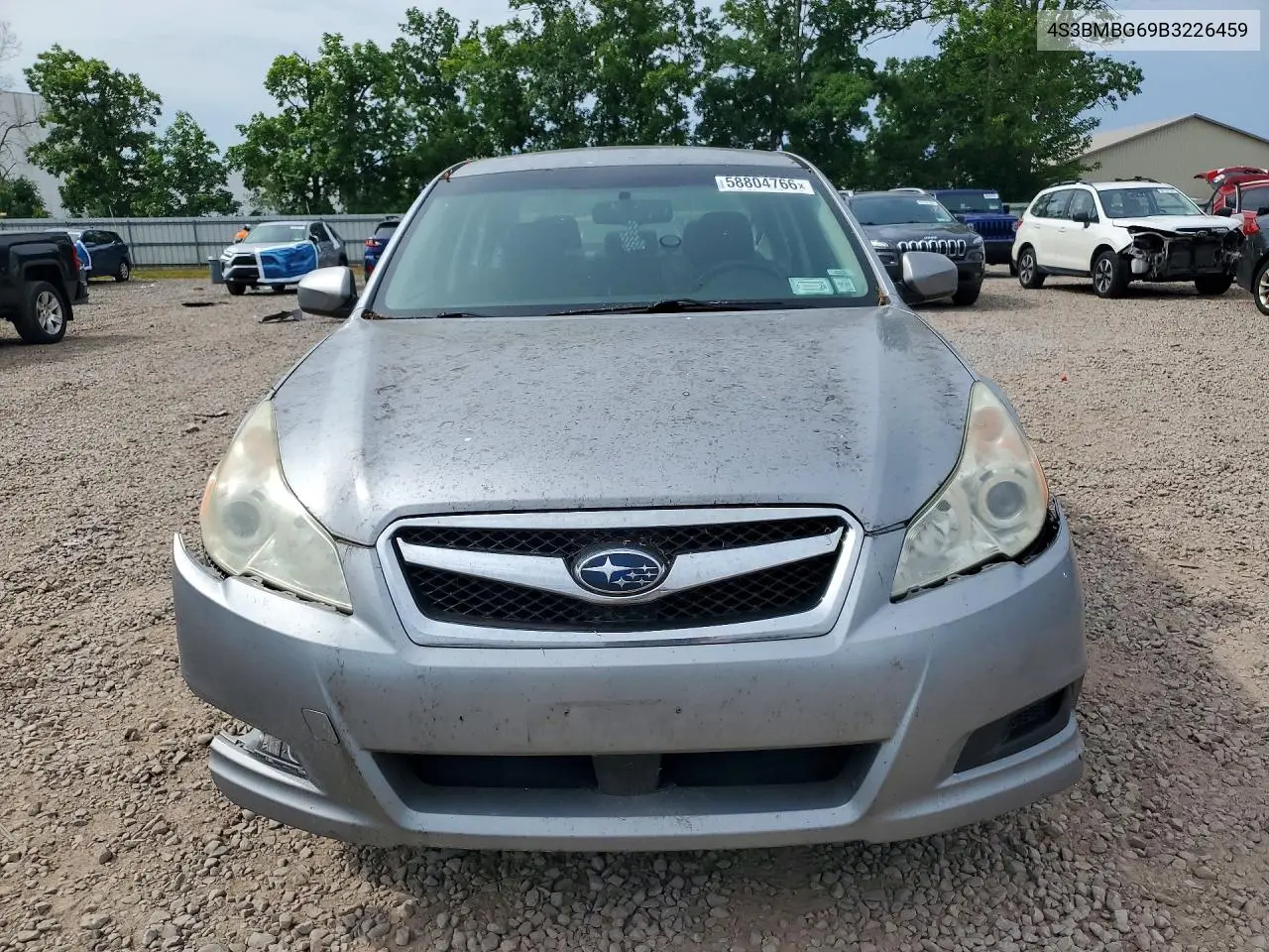 2011 Subaru Legacy 2.5I Premium VIN: 4S3BMBG69B3226459 Lot: 58804766