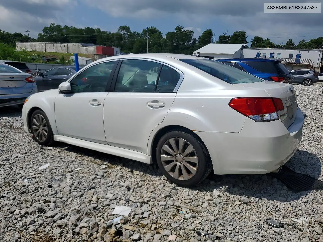2011 Suba Legacy VIN: 4S3BMBL61B3247537 Lot: 59183396