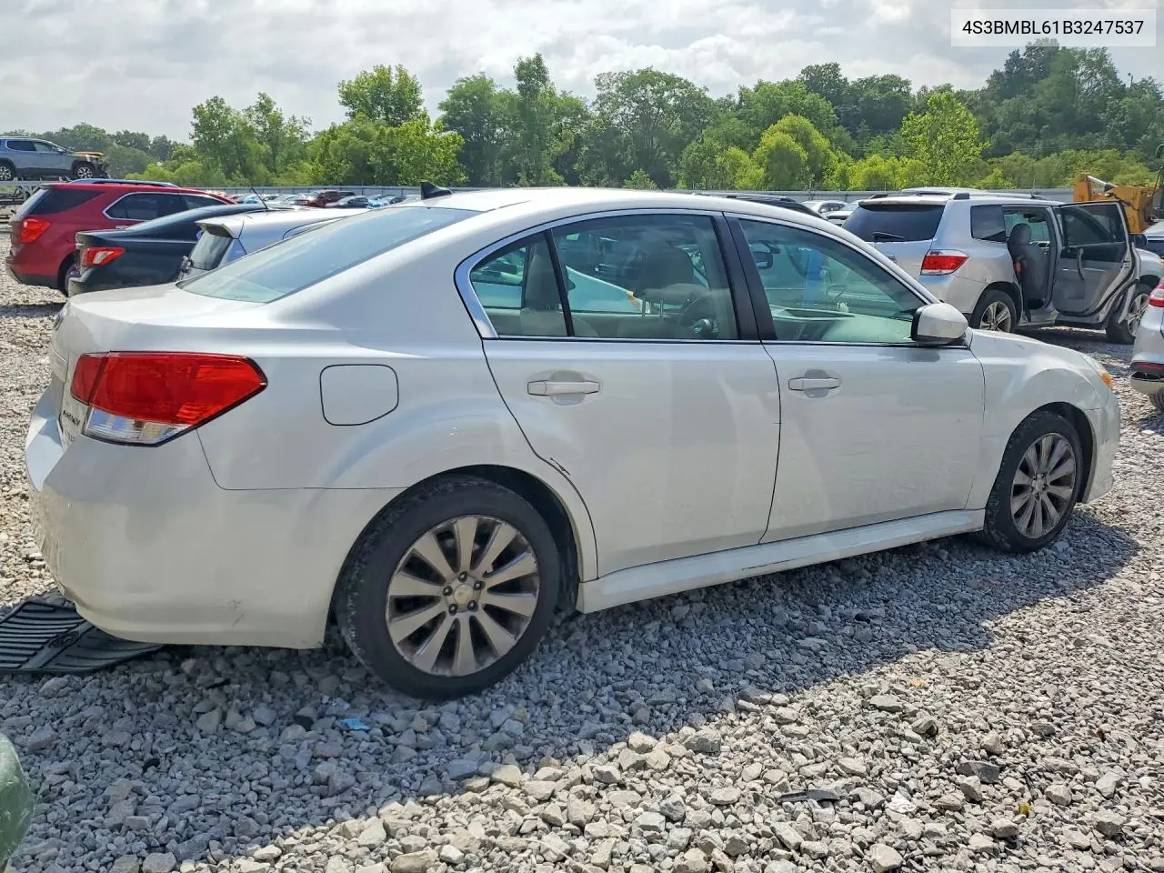 2011 Suba Legacy VIN: 4S3BMBL61B3247537 Lot: 59183396
