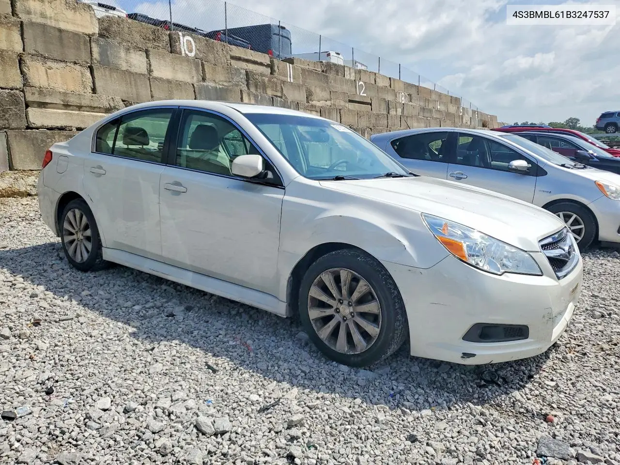 2011 Suba Legacy VIN: 4S3BMBL61B3247537 Lot: 59183396