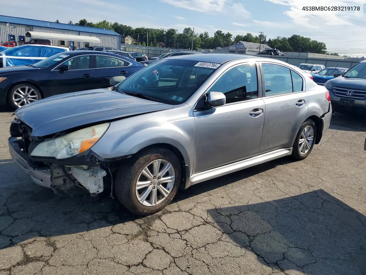 2011 Subaru Legacy 2.5I Premium VIN: 4S3BMBC62B3219178 Lot: 60613796