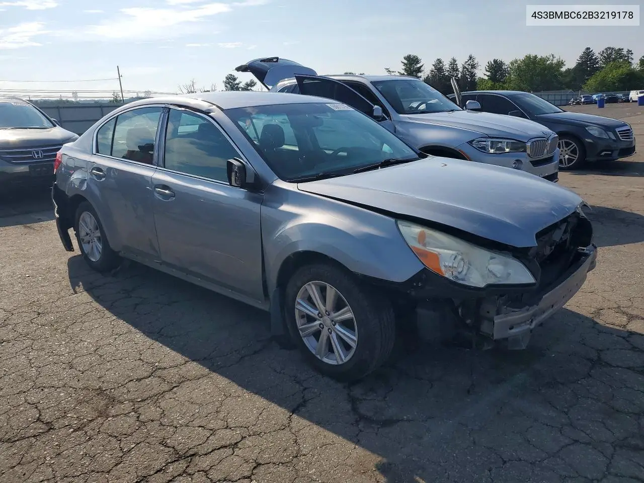 2011 Subaru Legacy 2.5I Premium VIN: 4S3BMBC62B3219178 Lot: 60613796