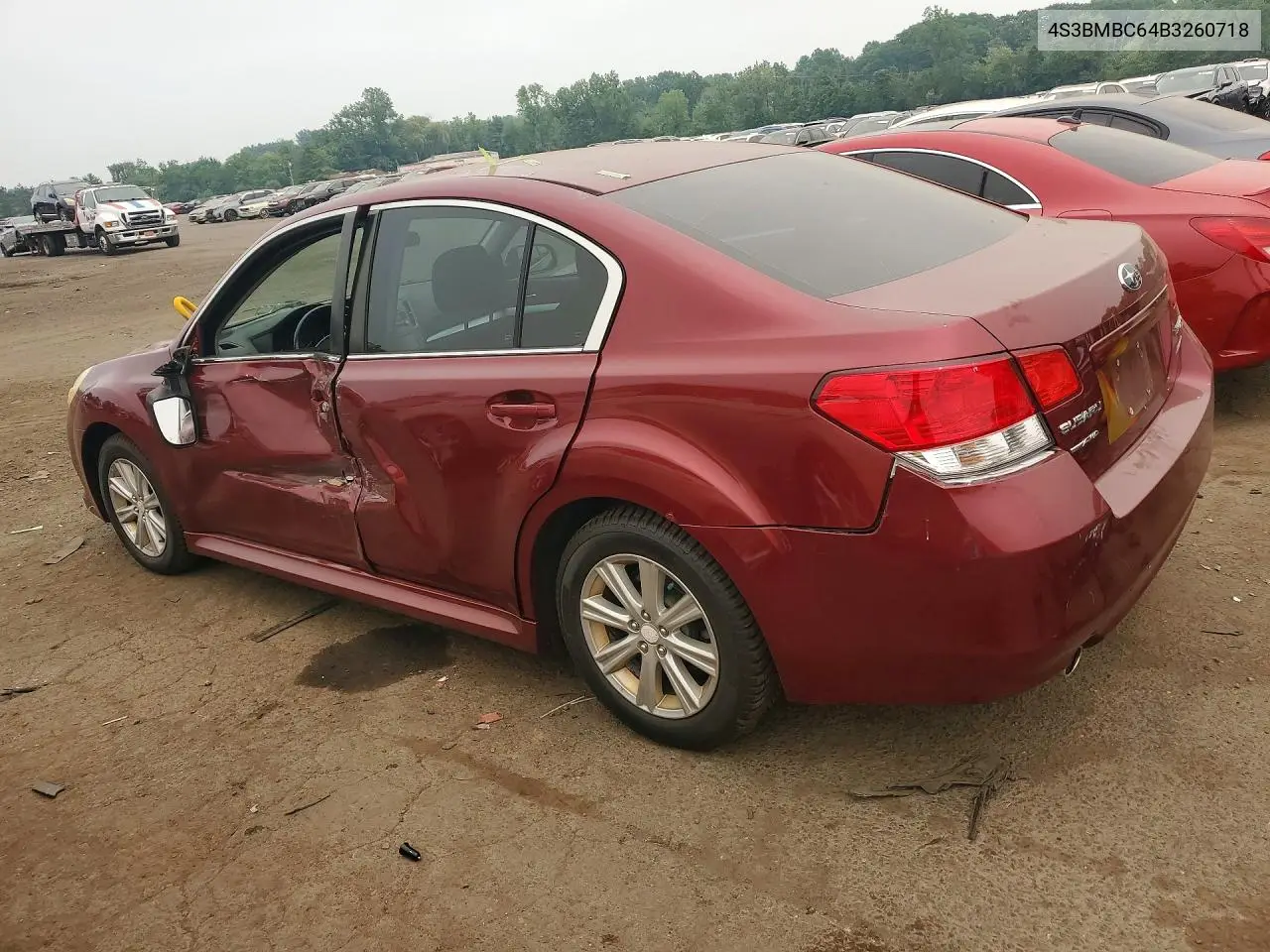 2011 Subaru Legacy 2.5I Premium VIN: 4S3BMBC64B3260718 Lot: 60963276