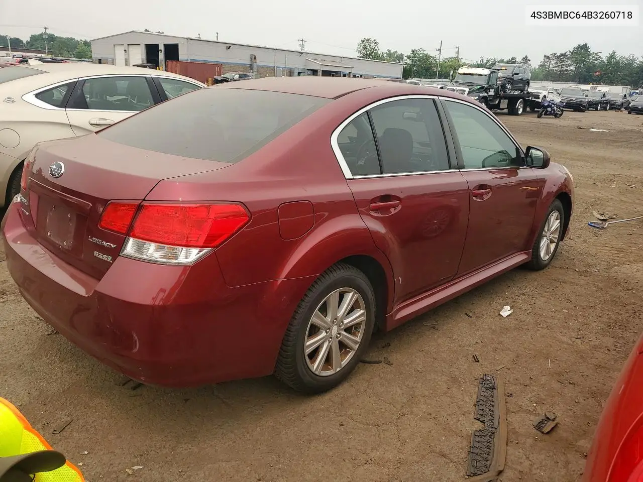 2011 Subaru Legacy 2.5I Premium VIN: 4S3BMBC64B3260718 Lot: 60963276