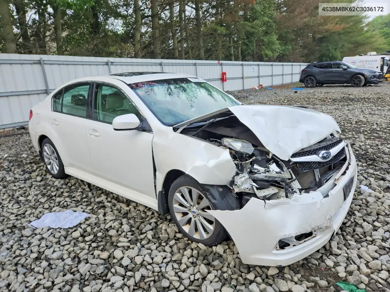 2012 Subaru Legacy 2.5I Limited VIN: 4S3BMBK62C3036172 Lot: 56705306