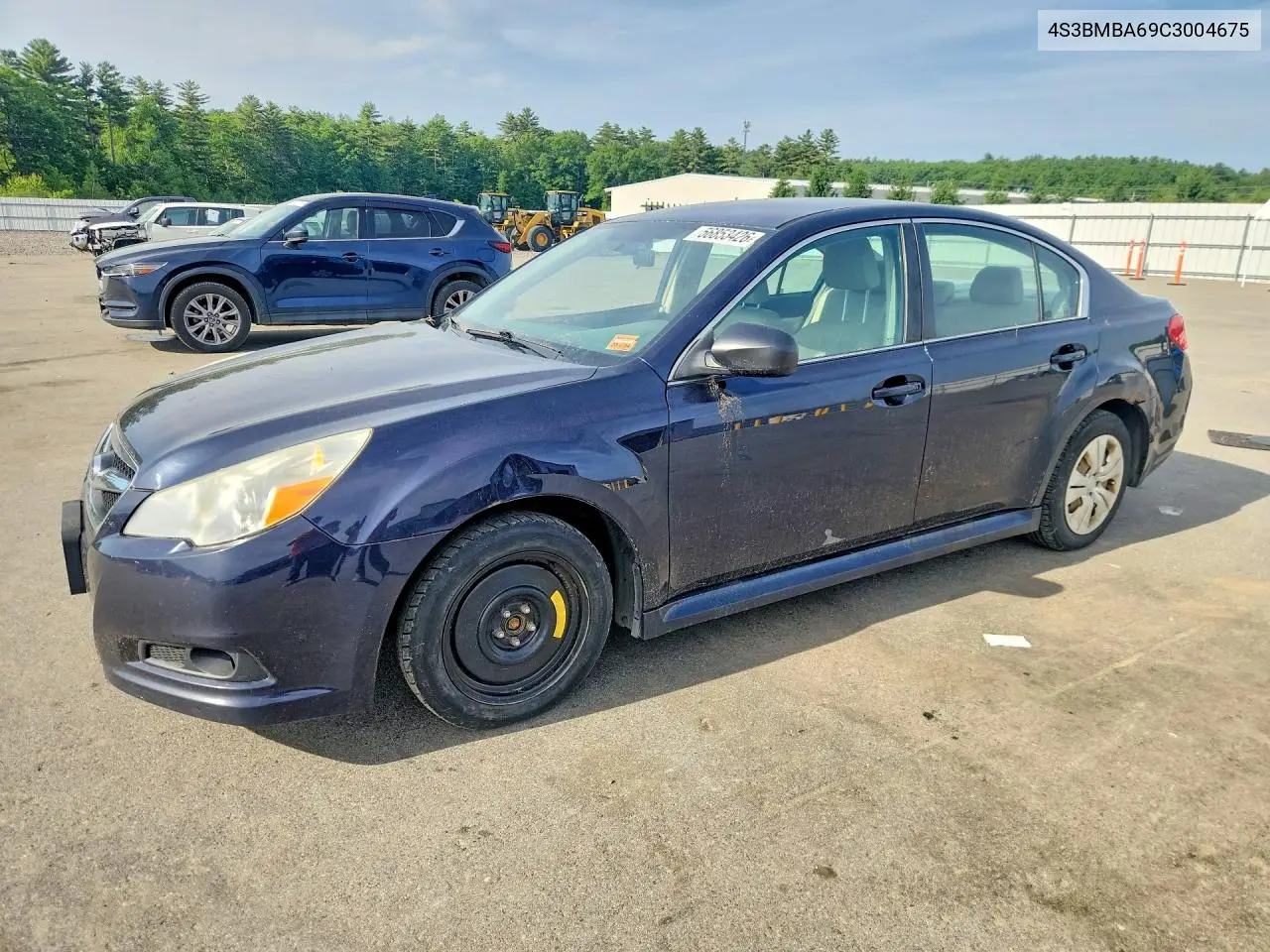 2012 Subaru Legacy 2.5I VIN: 4S3BMBA69C3004675 Lot: 56853426
