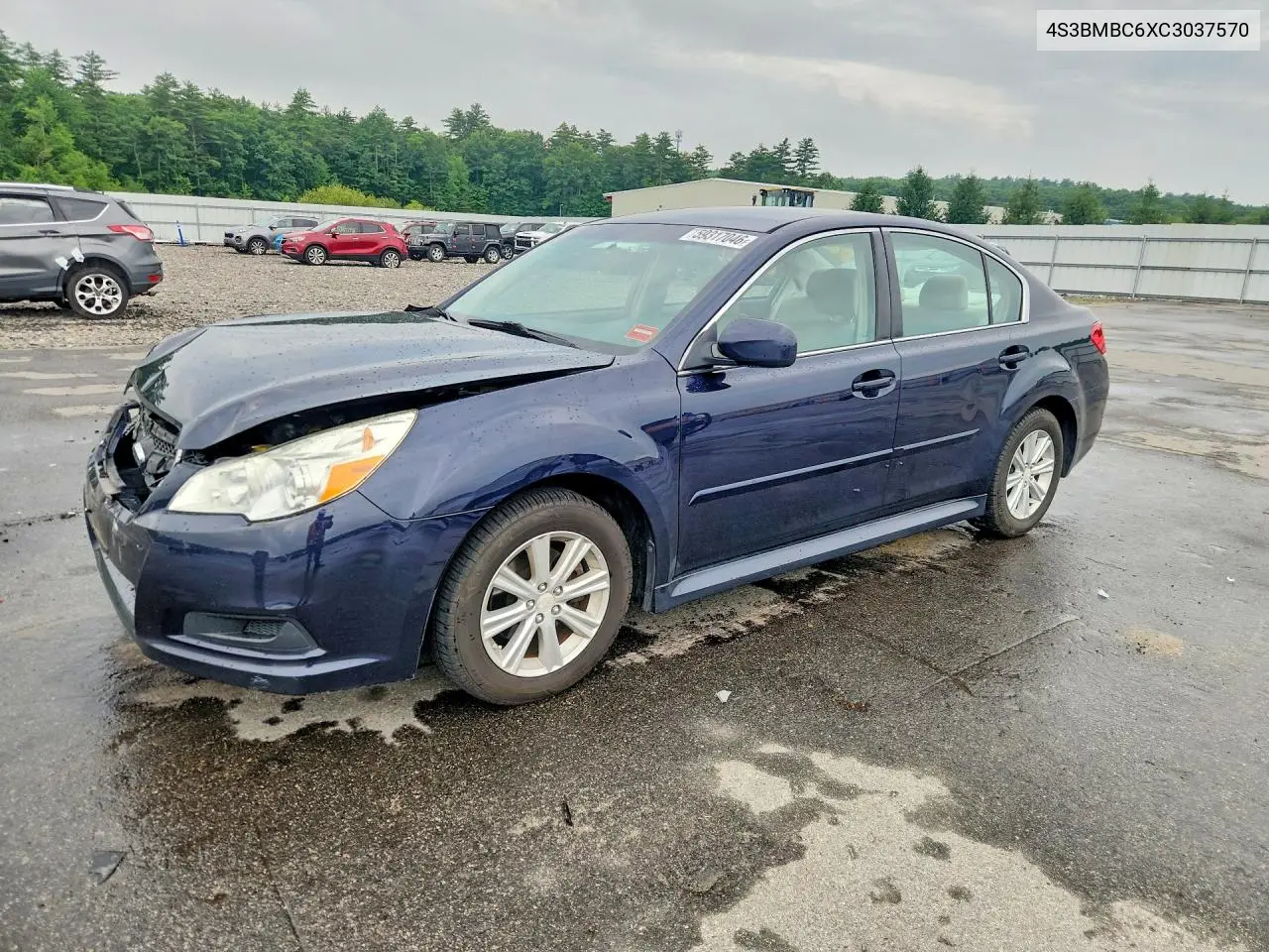 2012 Subaru Legacy 2.5I Premium VIN: 4S3BMBC6XC3037570 Lot: 59317046
