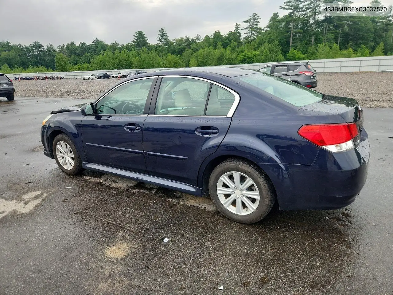 2012 Subaru Legacy 2.5I Premium VIN: 4S3BMBC6XC3037570 Lot: 59317046