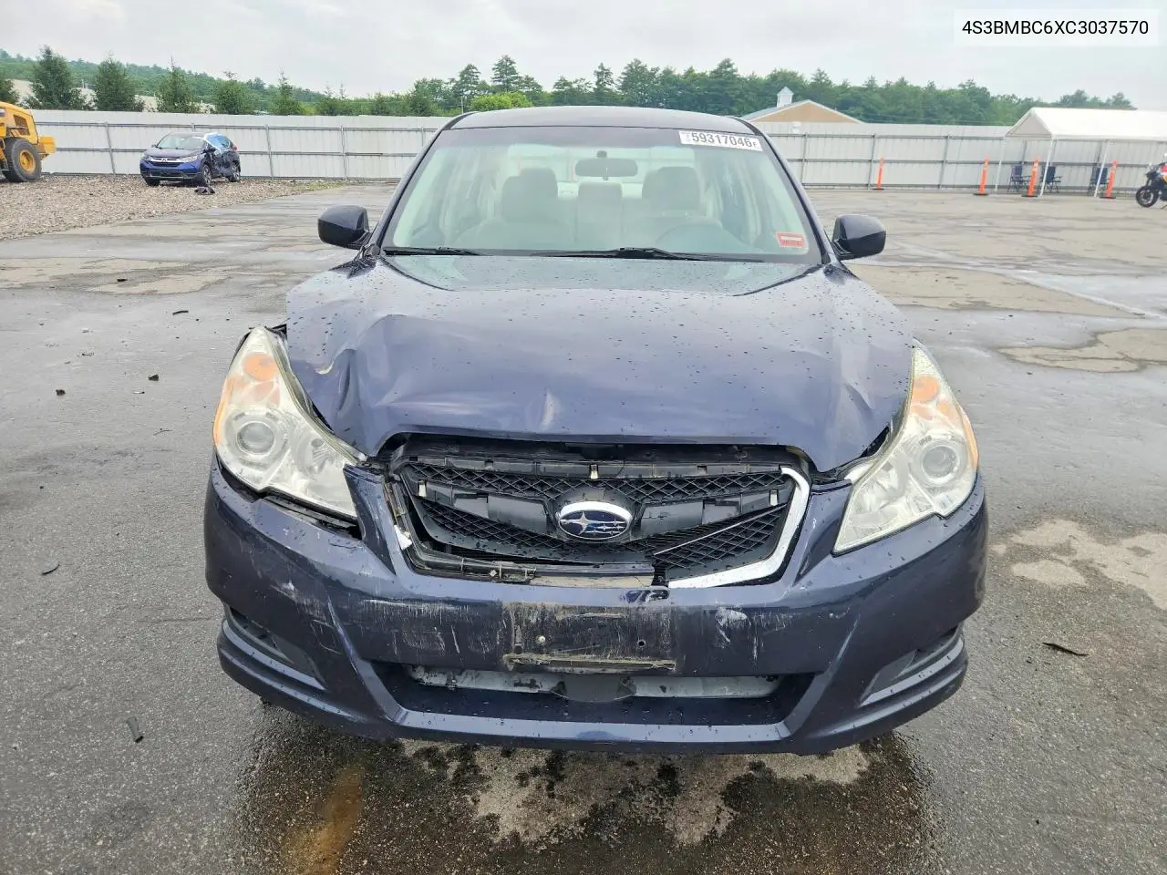 2012 Subaru Legacy 2.5I Premium VIN: 4S3BMBC6XC3037570 Lot: 59317046