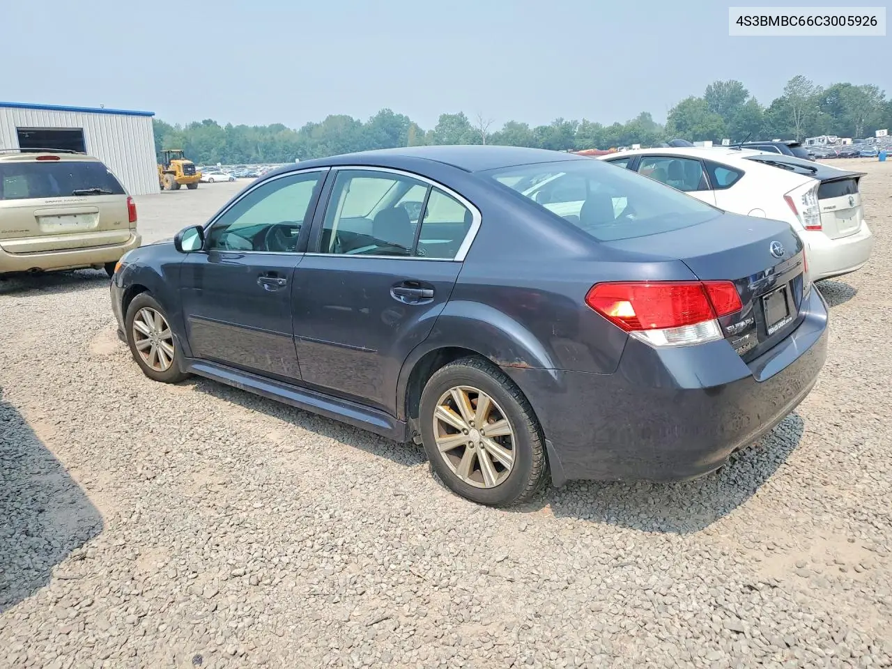 2012 Subaru Legacy 2.5I Premium VIN: 4S3BMBC66C3005926 Lot: 61344546