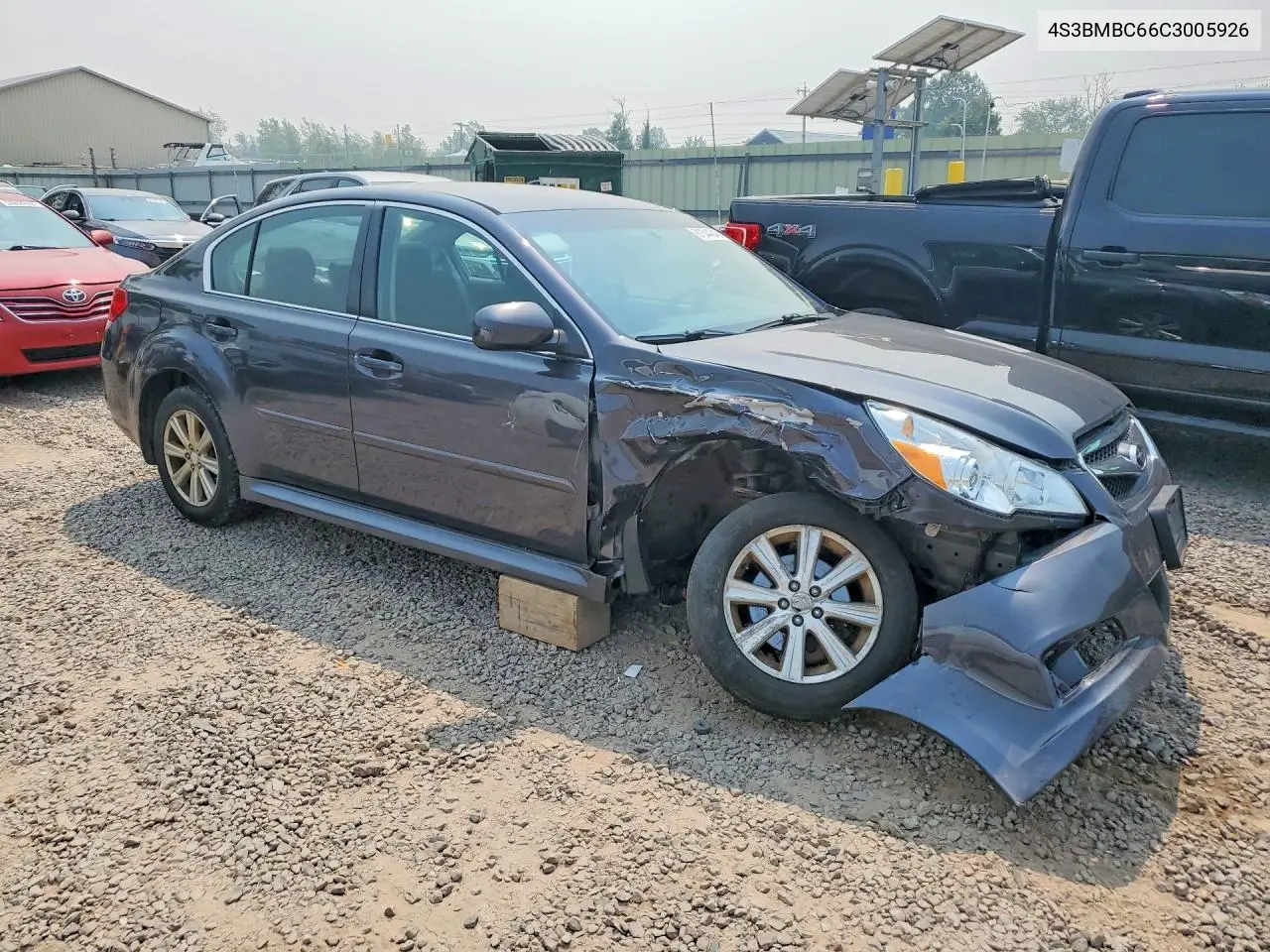 2012 Subaru Legacy 2.5I Premium VIN: 4S3BMBC66C3005926 Lot: 61344546